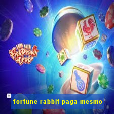 fortune rabbit paga mesmo